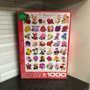 Eurographics Roses 1000 piece puzzle